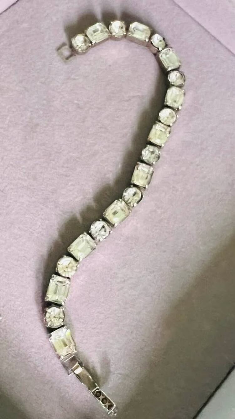 Vintage Rhinestone Tennis Bracelet